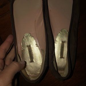 Brown ballet flats